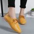 Little white shoes women flat British style - ROUTINE FASHION